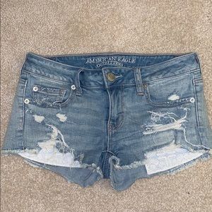american eagle jean shorts